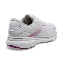 BROOKS Women's Ghost 15 - White/Oyster/Viola -BROOKS Sales Shop 120380 195 H Ghost 15