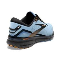 BROOKS Women's Ghost 15 Running Shoe- Light Blue/Black/Yellow - Regular (B) -BROOKS Sales Shop 120380 437 H Ghost 15