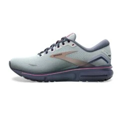 BROOKS Women's Ghost 15 Running Shoe - Spa Blue/Neo Pink/ Copper- Regular (B) -BROOKS Sales Shop 120380 492 M Ghost 15 1