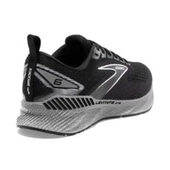 BROOKS Women's Levitate GTS 6 Running Shoe- Black/Ebony/White- Regular (B) 12 BROOKS Women's Levitate GTS 6 Running Shoe- Black/Ebony/White- Regular (B) -BROOKS Sales Shop 120384 039 H Levitate GTS 6