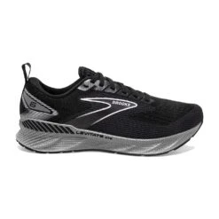BROOKS Women's Levitate GTS 6 Running Shoe- Black/Ebony/White- Regular (B)