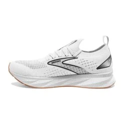 BROOKS Women's Levitate StealthFit 6 Running Shoe- White/Bran- Regular (B) -BROOKS Sales Shop 120385 170 M Levitate StealthFit 6