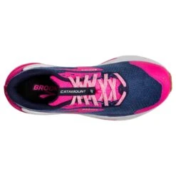 BROOKS Women's Catamount 2 Trail Running Shoe- Peacoat/Pink/Biscuit- Regular (B) -BROOKS Sales Shop 120388 425 O Catamount 2