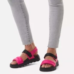 Sorel Women's Viibe Sandal - Fuchsia Fizz/Black- Regular (B) -BROOKS Sales Shop 2030511 650 a9