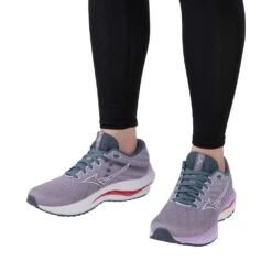 Mizuno Women's Wave Inspire 19 Running Shoe- Wisteria/China Blue- Regular (B) -BROOKS Sales Shop 411398 6BCL 10