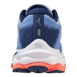 Mizuno Women's Wave Sky 7 Running Shoe - Blue Heron/Silver - Regular (B) -BROOKS Sales Shop 411413 6Q73 05