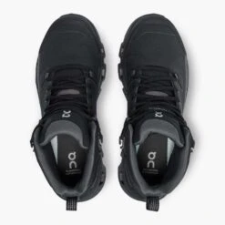 On Running Women's Cloudrock 2 Waterproof Hiking Boot- Black/Eclipse- Regular (B) -BROOKS Sales Shop 63.98609 cloudrock 2 waterproof fw22 black eclipse w g2