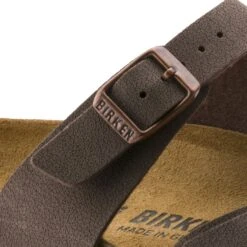 Birkenstock Mayari Suede Mocha Birko-Flor® Nubuck Sandal- Regular/Wide -BROOKS Sales Shop 71063 detail 1