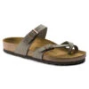 Birkenstock Mayari Cork Stone Birko-Flor Nubuck Sandal- Regular/Wide -BROOKS Sales Shop 71071