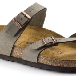 Birkenstock Mayari Cork Stone Birko-Flor Nubuck Sandal- Regular/Wide -BROOKS Sales Shop 71071 detail 1
