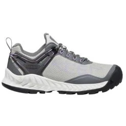 Keen Women's NXIS Evo Waterproof Hiking Shoe - Steel Gray/English/Lavender - Regular (B)