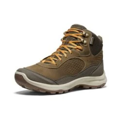 Keen Women's Terradora Explorer Mid Waterproof Hiking Boot - Canteen/Curry- Regular (B) -BROOKS Sales Shop 95d165255c754483e3b5baffe632e3fb942a4d07