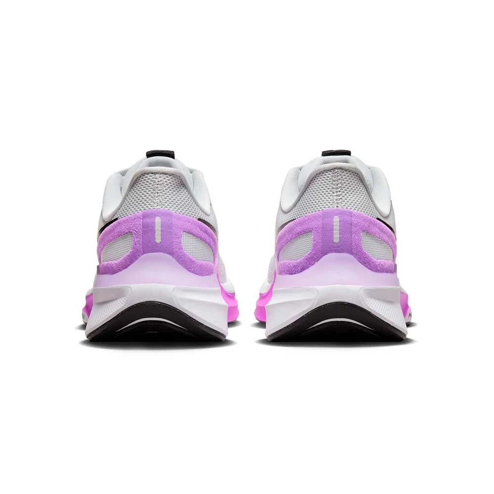 Women's Nike Air Zoom Structure 25 Running Shoe - White/Black-Pure Platinum-Fuchsia Dream- Regular (B) 8 Women's Nike Air Zoom Structure 25 Running Shoe - White/Black-Pure Platinum-Fuchsia Dream- Regular (B) - Image 6