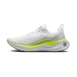 Women's Nike Infinity Run Flyknit 4 Running Shoe - White/Light Lemon Twist/Volt/Black- Regular (B) -BROOKS Sales Shop AURORA DR2670 101 PHSLH001 2000