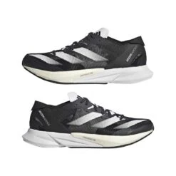 ADIDAS Women's Adizero Adios 8 Running Shoe - Carbon/FTWR White/Core Black - Regular (B) -BROOKS Sales Shop Adizero Adios 8 Shoes Grey ID6905 09 standard