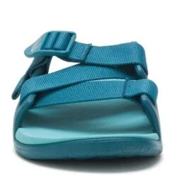 Chaco Women's Chillos Slide - Ocean Blue- Regular (B) -BROOKS Sales Shop CHAW JCH109118 022221 S22 090