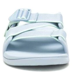 Chaco Women's Chillos Slide Sandals - Outskirt Sky Blue - Regular (B) -BROOKS Sales Shop CHAW JCH109126 022221 S22 090
