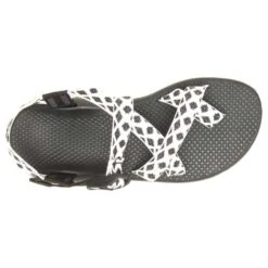 Chaco Women's Z Cloud 2 Sandal - Quilt Black/White - Regular (B) -BROOKS Sales Shop CHAW JCH109506 032222 S23 TOP 1