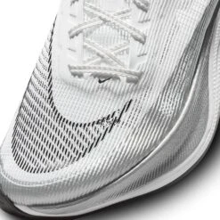 Nike Women's ZoomX Vaporfly Next% 2 Running Shoe - White/Black-Metallic Silver - Regular (B) -BROOKS Sales Shop CU4123 100 PHSYD001 1