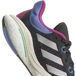 ADIDAS Women Solar Glide 6 Running Shoe - Carbon/Silver Met/Blue Fusion - Regular (B) -BROOKS Sales Shop GW1963 04