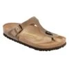 Birkenstock Gizeh Cork Tobacco Brown Oiled Leather Sandal- Regular/Wide -BROOKS Sales Shop Gizeh Tobacco Oiled Leather 943811