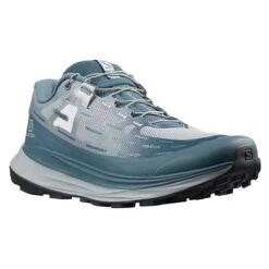 Salomon Women's Ultra Glide Trail Running Shoe - Bluestone/Perl Blue/Ebony - Regular (B) -BROOKS Sales Shop L41553900 5 GHO ULTRA GLIDE W Bluesto