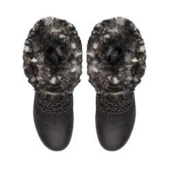 NORTH FACE Women's Shellisata IV Luxe Waterproof Boots - TNF Black/Gardenia White - Regular (B) -BROOKS Sales Shop NF0A7W48 R0G detailinstep