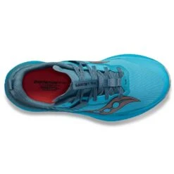 Saucony Women's Endorphin Edge Trail Shoe- Ocean/Loam- Regular (B) -BROOKS Sales Shop S10773 31 3