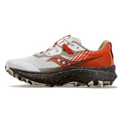 Saucony Women's Endorphin Edge Trail Shoe- Fog/Zenith -BROOKS Sales Shop S10773 86 2