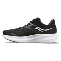 Saucony Women's Ride 16 Running Shoe - Black/White - Regular (B) -BROOKS Sales Shop S10830 05 2