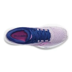 Saucony Women's Ride 16 Running Shoe - Mauve/Indigo - Regular (B) -BROOKS Sales Shop S10830 30 3