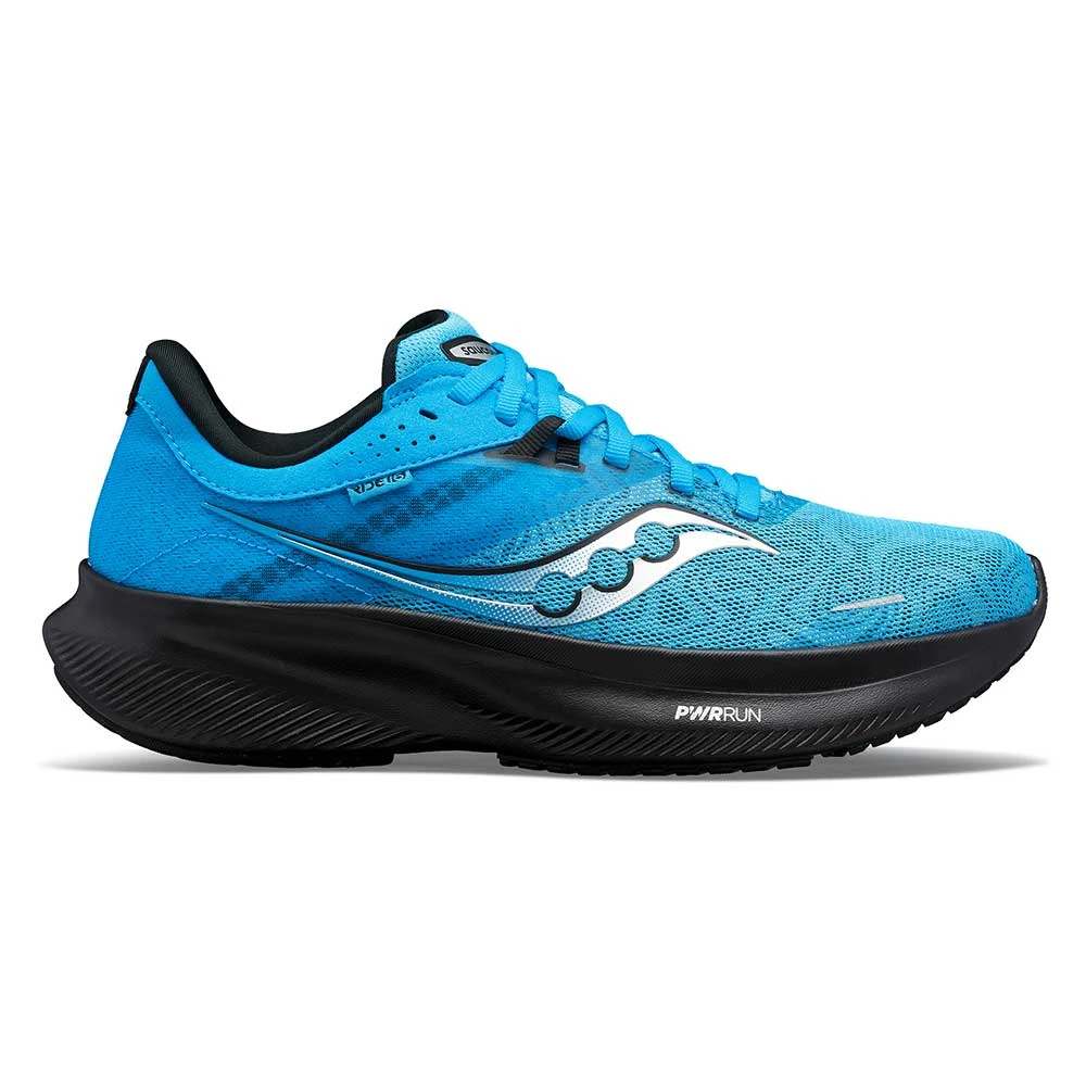 Saucony Women's Ride 16 Running Shoe - Echo/Viziblue - Regular (B)