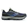 Saucony Women's Peregrine 13 Trail Running Shoe - Night/Fossil - Regular (B) -BROOKS Sales Shop S10838 15 1