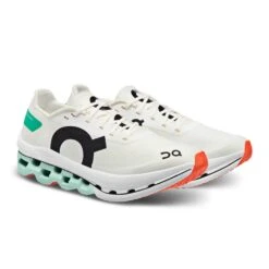 On Running Women's Cloudboom Echo Running Shoe - White/Mint - Regular (B) -BROOKS Sales Shop Small PNG 57.98256 cloudboom echo ss23 white mint w g6