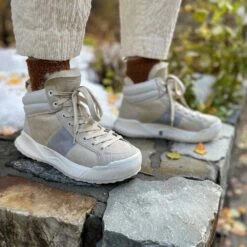 Women's X-Scape SPSK Mid Boot- Blanc/Off White- Regular (B) -BROOKS Sales Shop womens x scape spsk mid blanc off white ls 1 800x 3f83bf6e 8fac 41d8 9947 c90dce63be6e